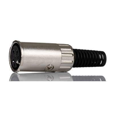 RS PRO 3 Pole Din Socket, Twist Lock, Female, Cable Mount