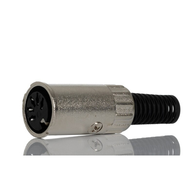 RS PRO 5 Pole Din Socket, Twist Lock, Female, Cable Mount