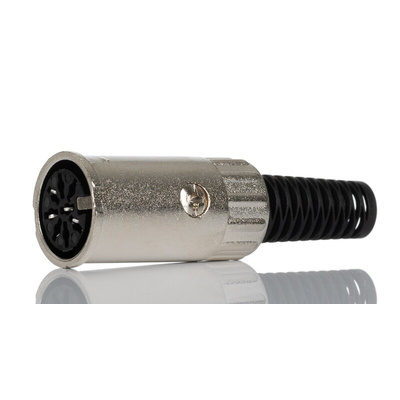 RS PRO 8 Pole Din Socket, Twist Lock, Female, Cable Mount