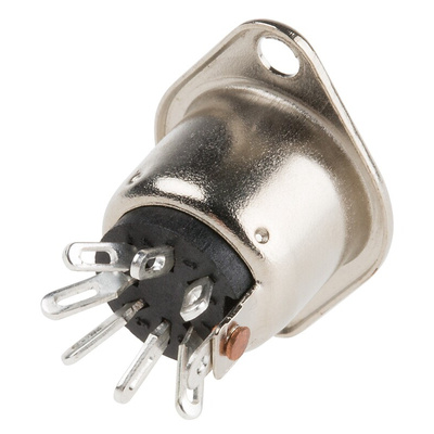 RS PRO 7 Pole Din Socket, 2A, Female, Panel Mount
