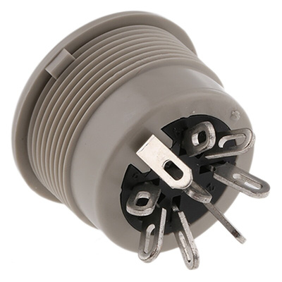 Hirschmann, MAB 8 Pole Din Socket, DIN 45326, 4A, 34 V ac/dc IP30, Screw Lock, Female, Panel Mount
