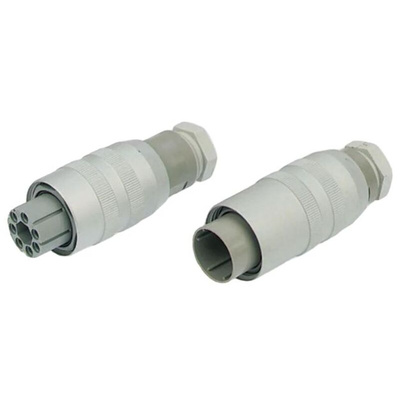 Hirschmann, NR 12 Pole Din Plug, DIN 43651, 5A, 60 V ac IP65, Male, Cable Mount