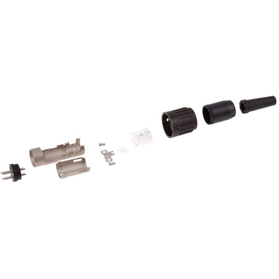Amphenol Industrial, C 091 B 4 Pole M16 Din Plug, 5A, 300 V ac, Male, Cable Mount