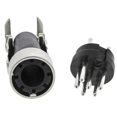 Amphenol, C 091 B 6 Pole M16 Din Plug, 5A, 300 V ac, Male, Cable Mount