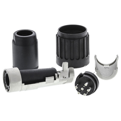 Amphenol, C 091 B 6 Pole M16 Din Plug, 5A, 300 V ac, Male, Cable Mount