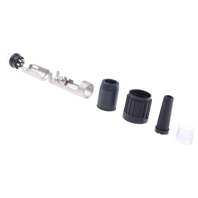 Amphenol Industrial, C 091 B 7 Pole M16 Din Plug, 5A, 300 V ac, Male, Cable Mount