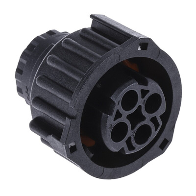 TE Connectivity 4 Pole Din Socket, DIN 72585 IP67, IP69, Bayonet, Female
