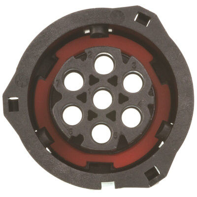 TE Connectivity 7 Pole Din Socket, DIN 72585 IP69K, Bayonet, Female, Cable Mount