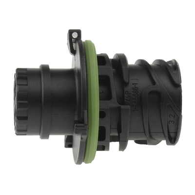 TE Connectivity 4 Pole Din Plug, Male, Panel Mount