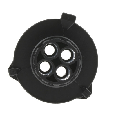 TE Connectivity 4 Pole Din Plug, Male, Panel Mount