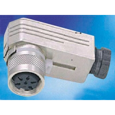 Amphenol, C 091 D 5 Pole Right Angle M16 Din Socket, 5A, 100 V ac/dc IP67, Female, Cable Mount