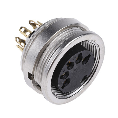 Lumberg 5 Pole Din Socket, DIN EN 60529, 60 V ac IP68, Female, Panel Mount