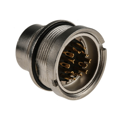 Lumberg 12 Pole Din Plug, DIN EN 60529, 3A, 60 V ac IP68, Male, Wall Mount