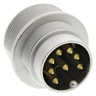 Lumberg, SFV 8 Pole M16 Din Plug, DIN EN 60529, 5A, 60 V ac IP40, Male, Panel Mount