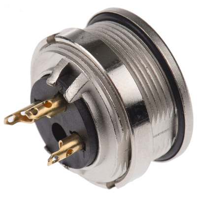 Lumberg 3 Pole Din Socket, DIN EN 60529, 5A, 250 V ac IP68, Female, Panel Mount
