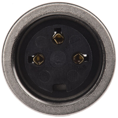 Lumberg 3 Pole Din Socket, DIN EN 60529, 5A, 250 V ac IP68, Female, Panel Mount
