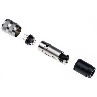 Amphenol Industrial, Signalmate C091 5 Pole M16 Din Plug, 5.0A, 300 V IP40, Screw On, Cable Mount