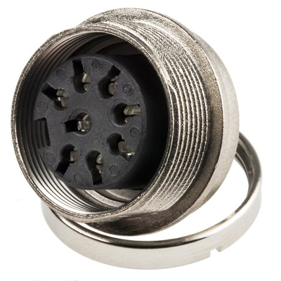 Amphenol, signalmate C091 8 Pole M16 Din Socket, 5.0A, 100 V IP40, Screw On, Panel Mount
