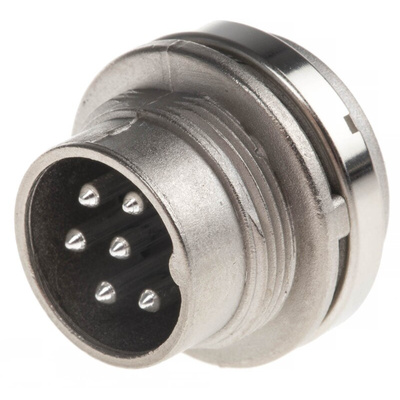 Amphenol Industrial, Signalmate C091 6 Pole M16 Din Plug, 5.0A, 300 V IP40, Screw On, Panel Mount