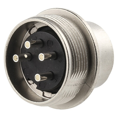 Amphenol, signalmate C091 4 Pole M16 Din Plug, 5.0A, 300 V IP40, Screw On, Panel Mount