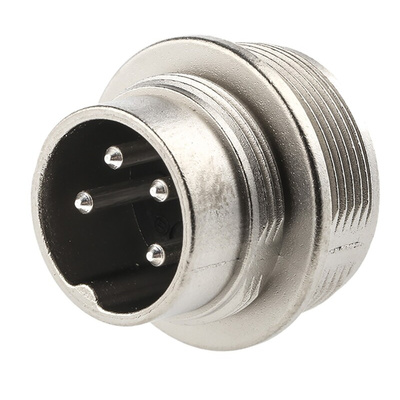Amphenol, signalmate C091 4 Pole M16 Din Plug, 5.0A, 300 V IP40, Screw On, Panel Mount