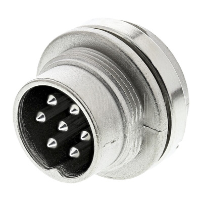 Amphenol Industrial, Signalmate C091 7 Pole M16 Din Plug, 5.0A, 300 V IP40, Screw On, Panel Mount