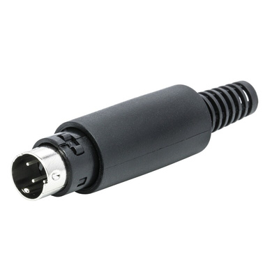 ASSMANN WSW, AD-DIO 3 Pole Miniature Din Plug, 1A, 12 V dc, Male, Cable Mount