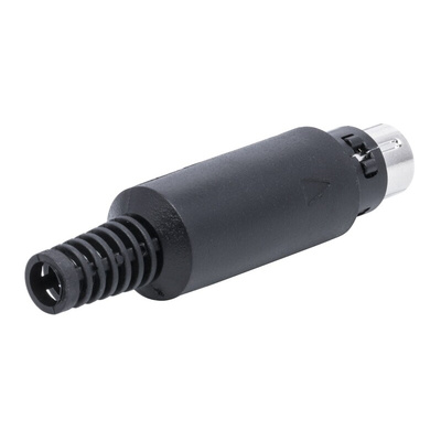 ASSMANN WSW, AD-DIO 3 Pole Miniature Din Plug, 1A, 12 V dc, Male, Cable Mount