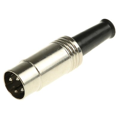 RS PRO 3 Pole Din Plug, DIN 41524, 4A, 60 V ac, Male, Cable Mount
