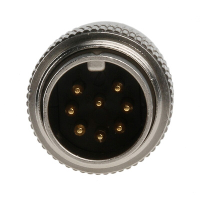Lumberg 8 Pole Din Plug, DIN EN 60529, 5A, 60 V ac IP68, Male, Cable Mount