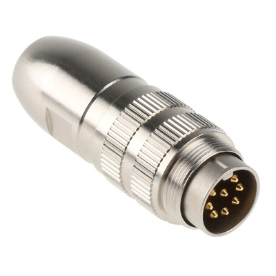Lumberg 8 Pole Din Plug, DIN EN 60529, 5A, 60 V ac IP68, Male, Cable Mount
