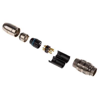Lumberg 5 Pole Din Plug, DIN EN 60529, 5A, 250 V ac IP68, Male, Cable Mount