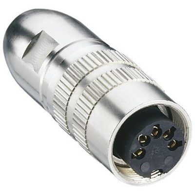 Lumberg 7 Pole Din Socket, DIN EN 60529, 5A, 60 V ac IP68, Female, Cable Mount