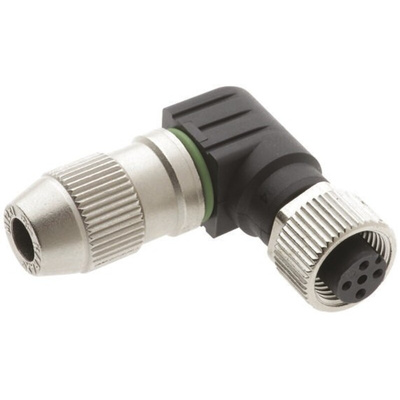 HARTING, HARAX 4 Pole Right Angle Din Socket, Female, Cable Mount