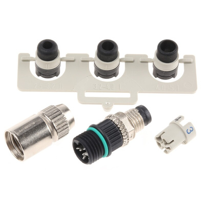 HARTING, HARAX 4 Pole Din Plug, Male, Cable Mount