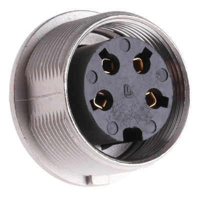 Lumberg, KGV 4 Pole M16 Din Socket, DIN EN 60529, 5A, 250 V ac IP40, Female, Panel Mount
