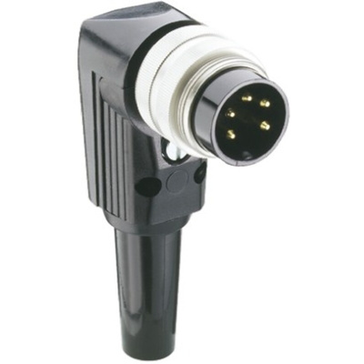 Lumberg, WSV 7 Pole Right Angle M16 Din Plug, DIN EN 60529, 5A, 250 V ac IP40, Male, Cable Mount
