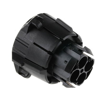 ITT Cannon, APD 4 Pole Din Plug, DIN 72585, 48 V dc IP67, IP69K, Male, Cable Mount