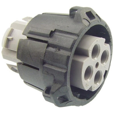 ITT Cannon, APD 4 Pole Din Plug, DIN 72585, 48 V dc IP67, IP69K, Male, Cable Mount