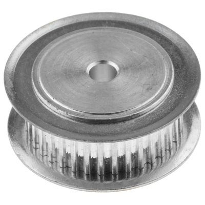 RS PRO Timing Belt Pulley, Aluminium, Zinc Plated Steel 6.35mm Belt Width x 2.032mm Pitch, 36 Tooth