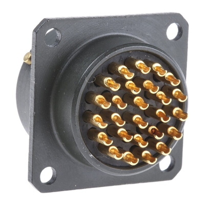 Amphenol Limited, 62GB 26 Way Box Mount MIL Spec Circular Connector Receptacle, Socket Contacts,Shell Size 16, Bayonet
