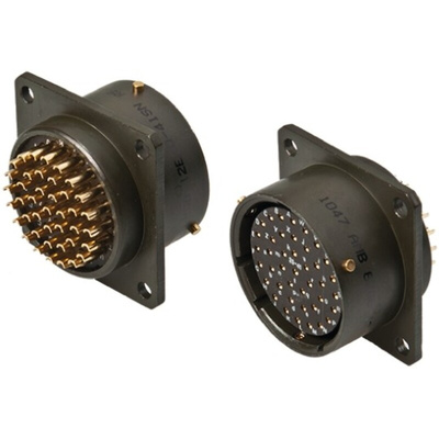 Amphenol Limited, 62GB 41 Way Box Mount MIL Spec Circular Connector Receptacle, Socket Contacts,Shell Size 20, Bayonet