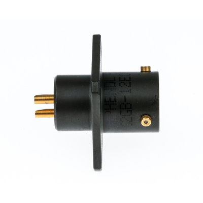 Amphenol Limited, 62GB 3 Way Box Mount MIL Spec Circular Connector Receptacle, Pin Contacts,Shell Size 8, Bayonet