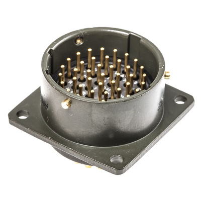 Amphenol Limited, 62GB 41 Way Box Mount MIL Spec Circular Connector Receptacle, Pin Contacts,Shell Size 20, Bayonet