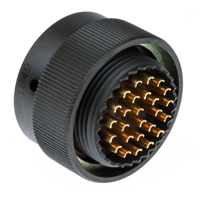 Amphenol Limited, 62GB 26 Way Cable Mount MIL Spec Circular Connector Plug, Pin Contacts,Shell Size 16, Bayonet