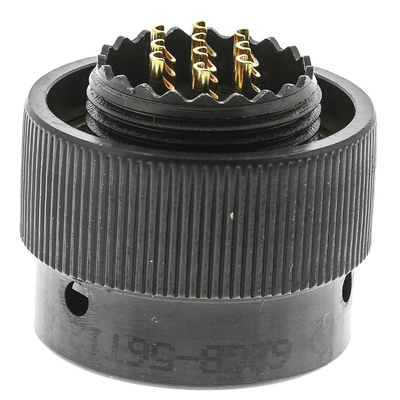 Amphenol Limited, 62GB 10 Way Cable Mount MIL Spec Circular Connector Plug, Socket Contacts,Shell Size 12, Bayonet