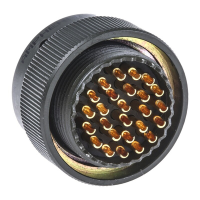 Amphenol Limited, 62GB 26 Way Cable Mount MIL Spec Circular Connector Plug, Socket Contacts,Shell Size 16, Bayonet