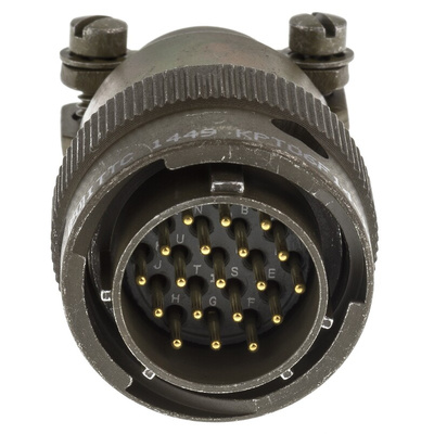 ITT Cannon, KPT 19 Way Cable Mount MIL Spec Circular Connector Plug, Pin Contacts,Shell Size 14, Bayonet Coupling