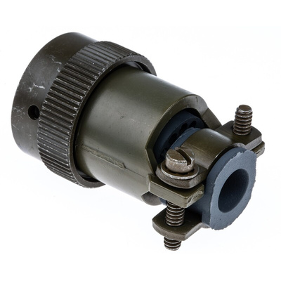 ITT Cannon, KPT 12 Way Cable Mount MIL Spec Circular Connector Plug, Socket Contacts,Shell Size 14, Bayonet Coupling