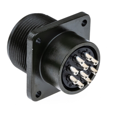 Amphenol Industrial, MS3102A 10 Way Box Mount MIL Spec Circular Connector Receptacle, Socket Contacts,Shell Size 18,